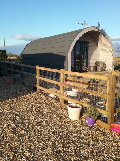 Heated Supersize Glamping Pod With Ensuite Bathroom, Wilburton, Nr Ely, Cambs Екстериор снимка